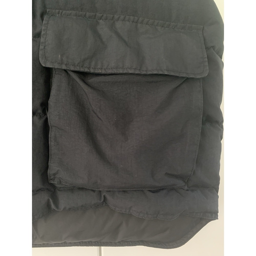 VTG PURE Polaris Puffy Vest Black Blue Duck Down Feathers Mens Size XL RARE - Picture 9 of 16
